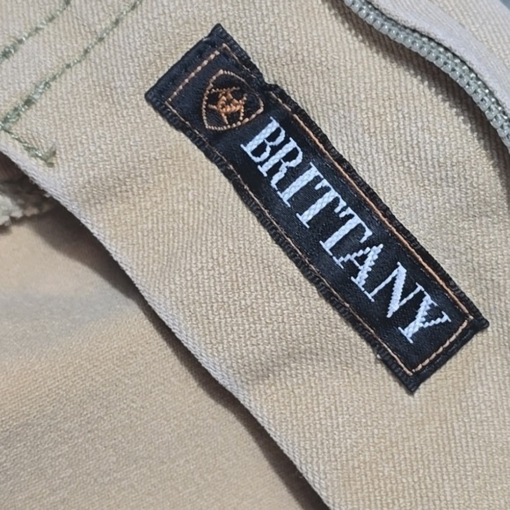 Ariat Women's Brittany Low Rise Breeches Suede Grip Riding Pants Beige Tan‎ 26L - Picture 6 of 9